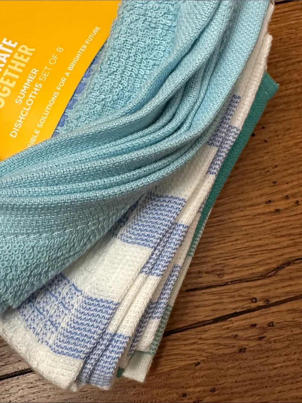 Celebrate Together Summer Dishcloths - Light Blue